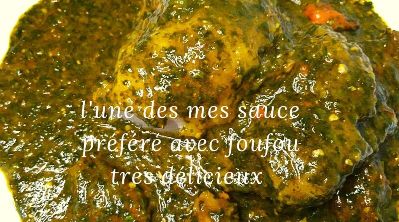 Essayer cette recette avec foufou vous allez me remercier. Cette sauce est à base de feuilles Kplala , de viande, de gombos et d’huile rouge.