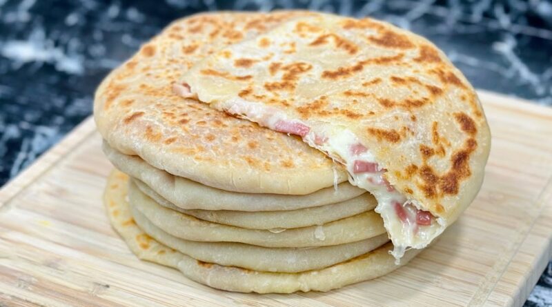 Petits pains farcis à la poêle Sans four et économique seulement 50 centimes