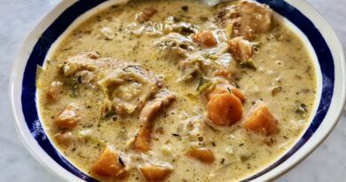 Blanquette de Poulet (Recette facile et savoureuse)