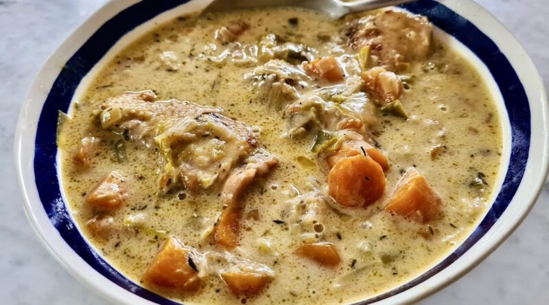 Blanquette de Poulet (Recette facile et savoureuse)