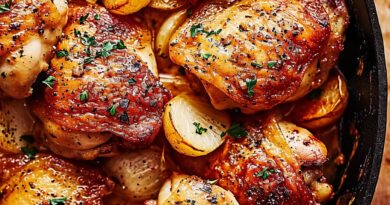 Poulet braisé au four recette facile rapide et délicieuse